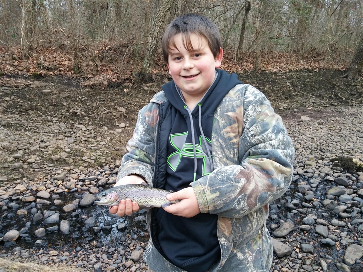 Nick's 1st Trout